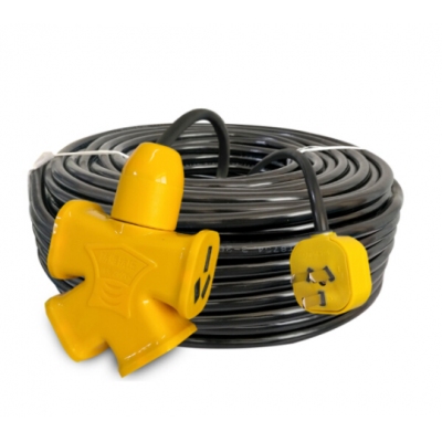 2芯電纜線戶外防凍護線家用電線軟線電源線牛筋線 士子插帶黑色線2.5平方50米